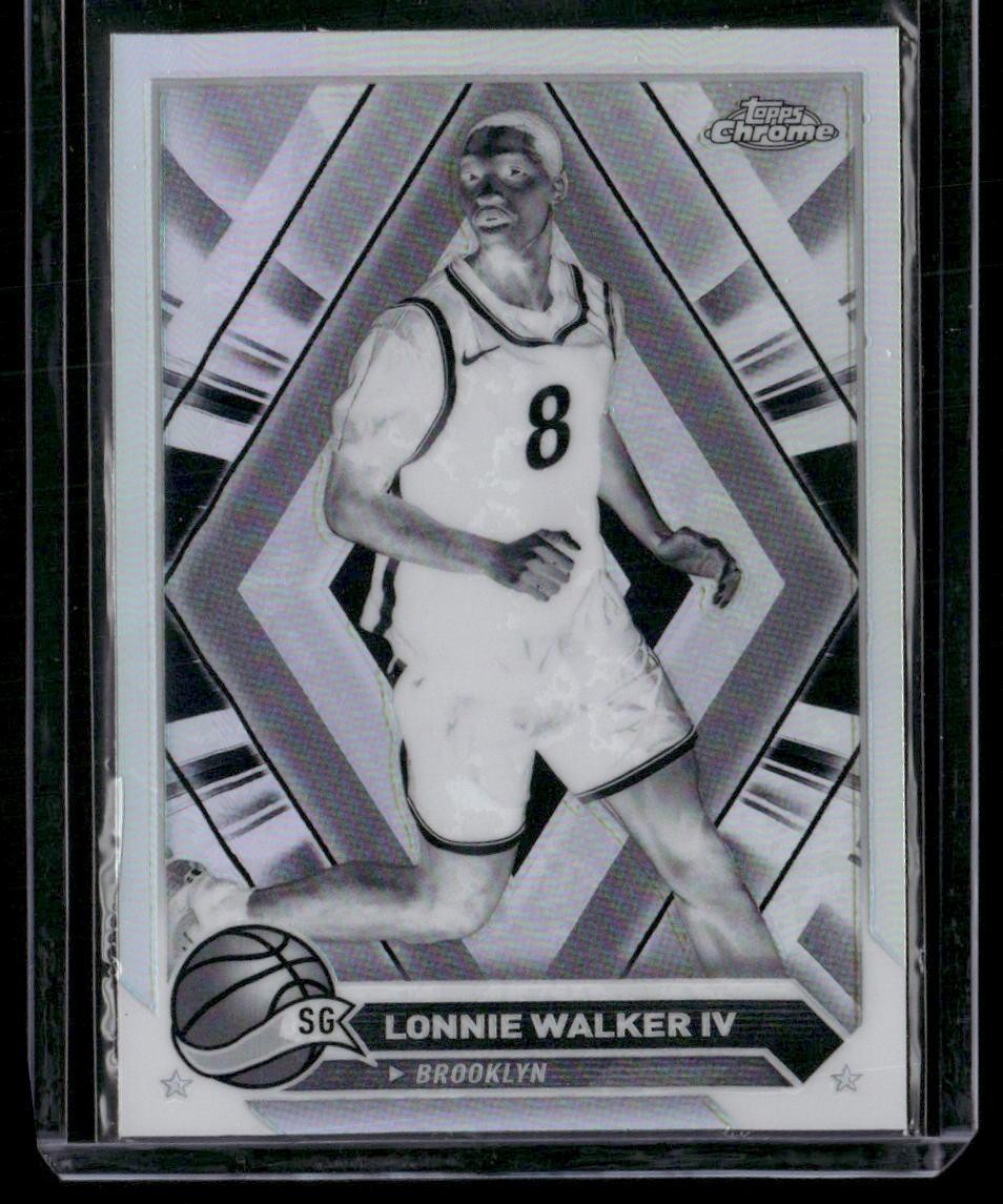 2023-24 Topps Chrome #177 Lonnie Walker IV Negative Refractors