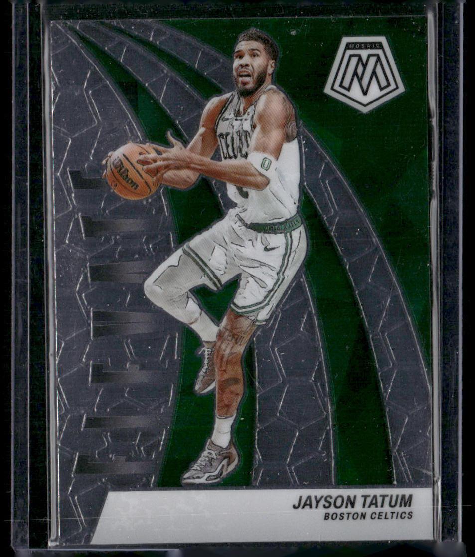 2023-24 Panini Mosaic #3 Jayson Tatum Elevate