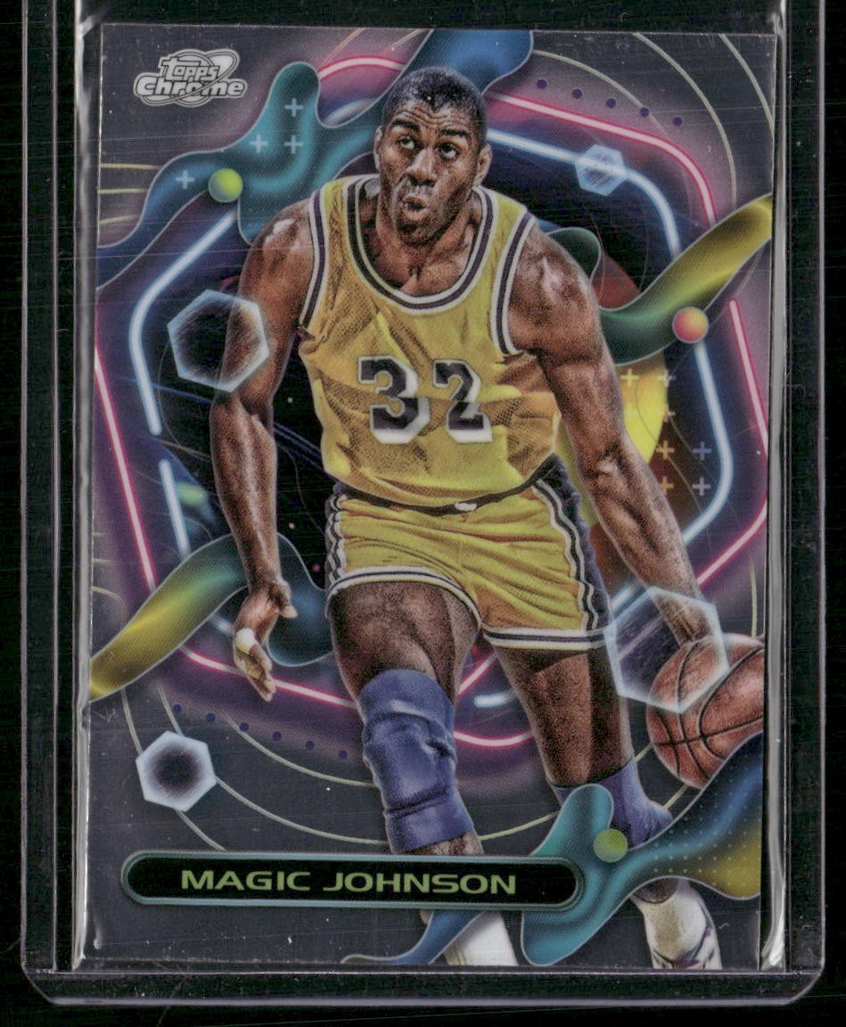 2023-24 Topps Chrome Cosmic #57 Magic Johnson