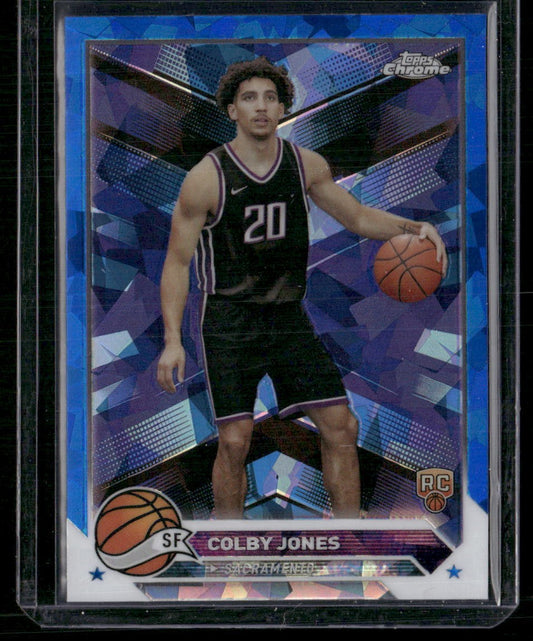 2023-24 Topps Chrome Sapphire #91 Colby Jones