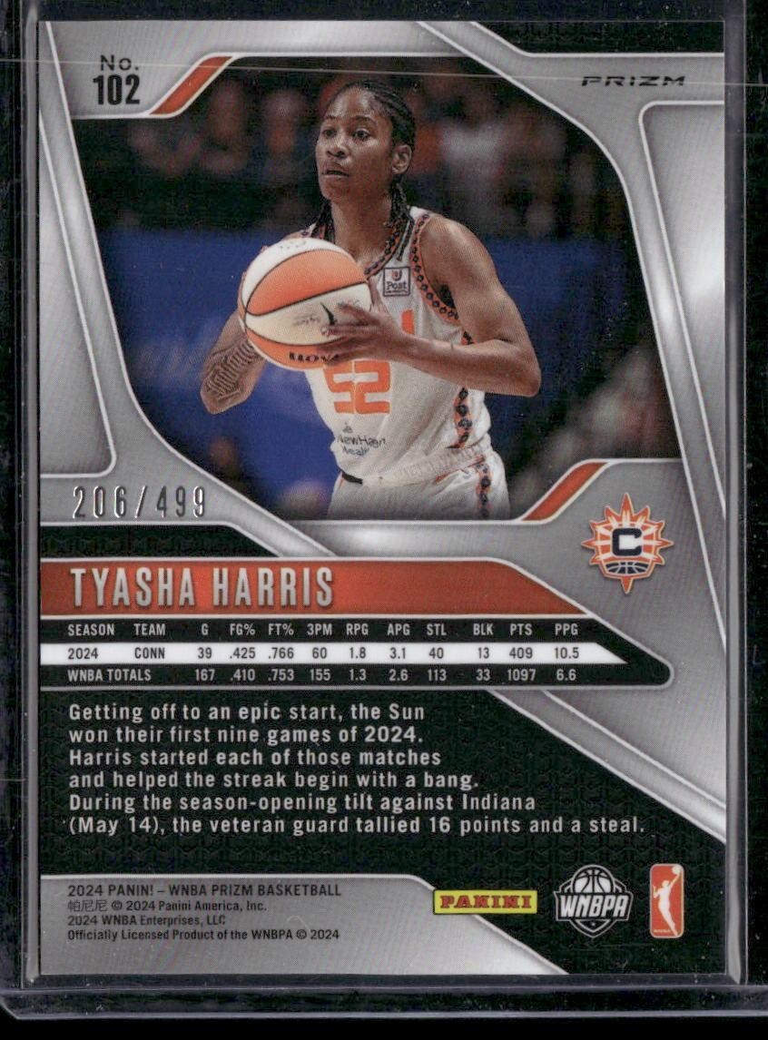 2024 Panini Prizm WNBA #102 Tyasha Harris Pulsar Prizms #/499