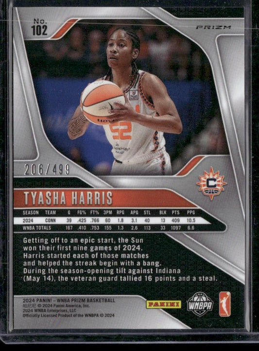 2024 Panini Prizm WNBA #102 Tyasha Harris Pulsar Prizms #/499