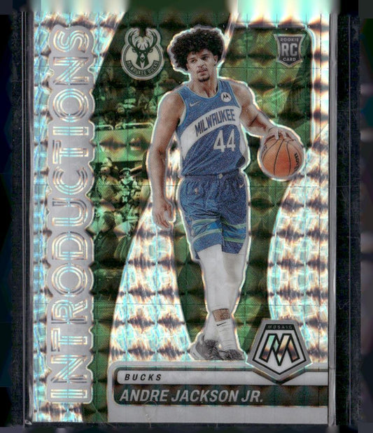 2023-24 Panini Mosaic #7 Andre Jackson Jr. Introductions Mosaic
