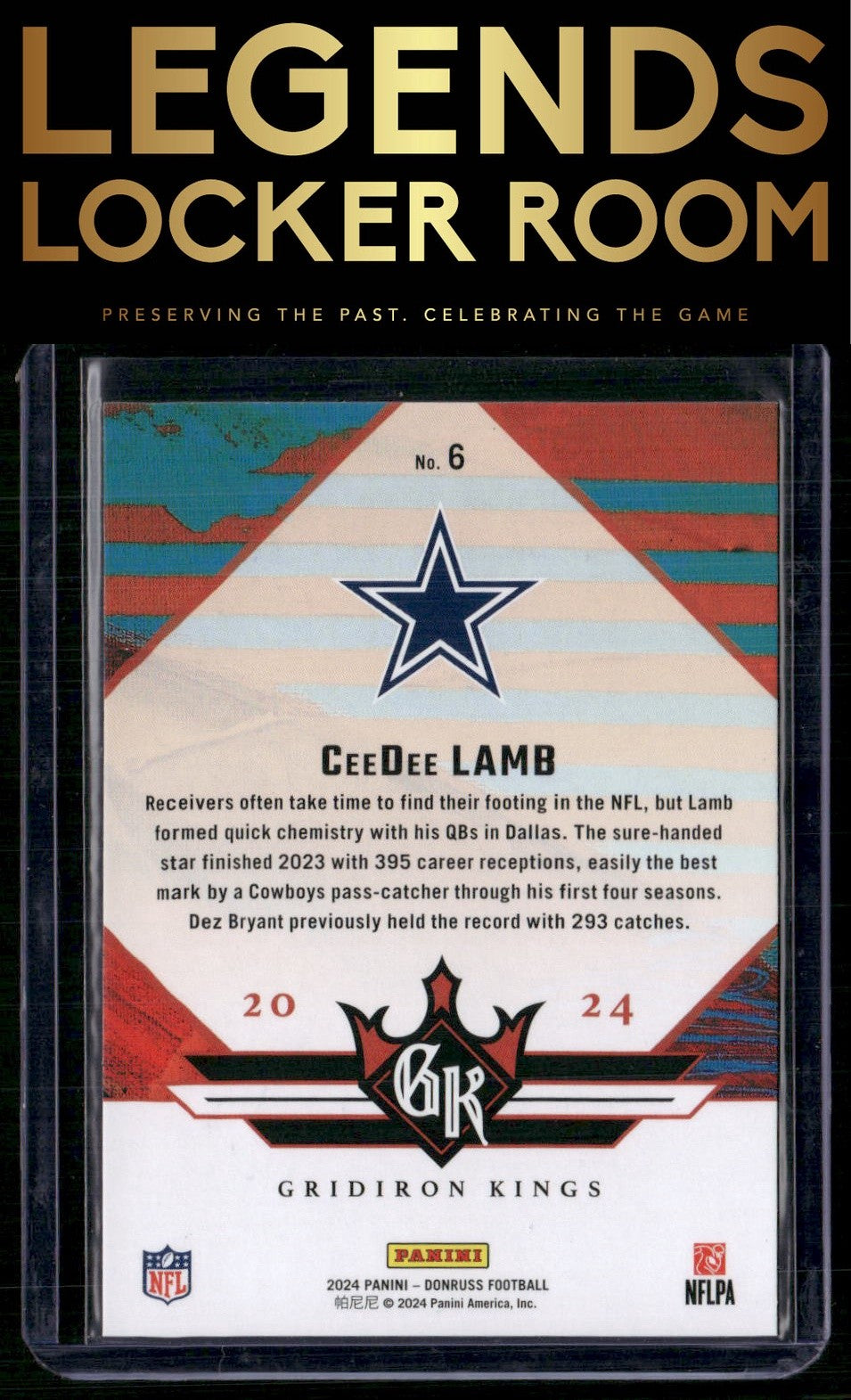 2024 Donruss #6 CeeDee Lamb Gridiron Kings