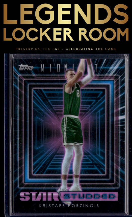 2023-24 Topps Midnight #SS-16 Kristaps Porzingis Star Studded