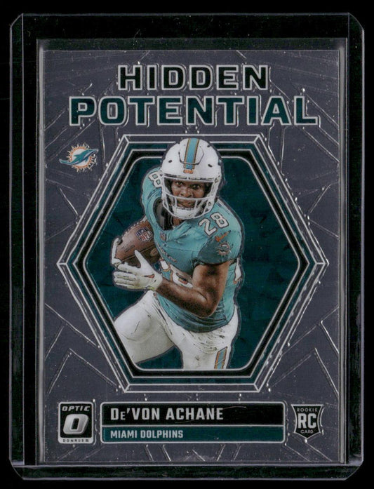 2023 Donruss Optic #HP-DA De'Von Achane Hidden Potential