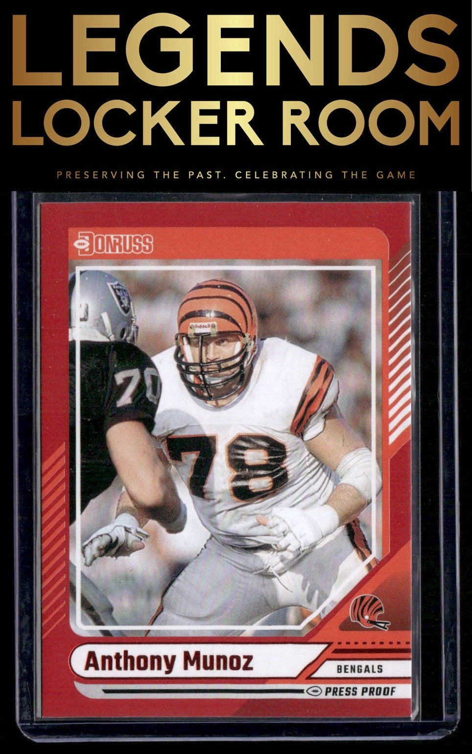2024 Donruss #78 Anthony Muñoz Press Proof Red