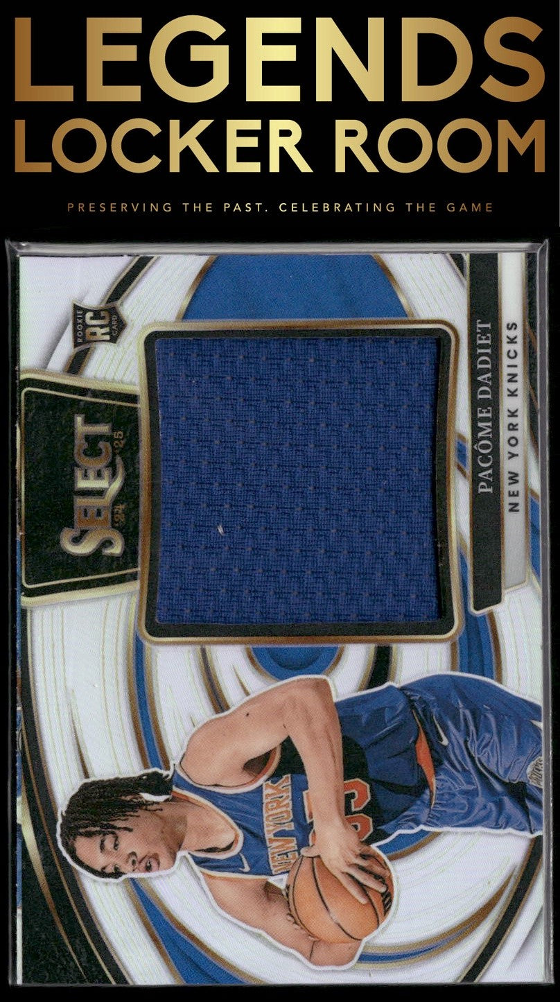 2024-25 Panini Select #JRS-PAC Pacome Dadiet Jumbo Rookie Swatches