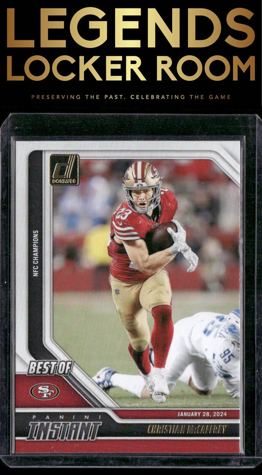 2024 Donruss #16 Christian McCaffrey Best of Panini Instant