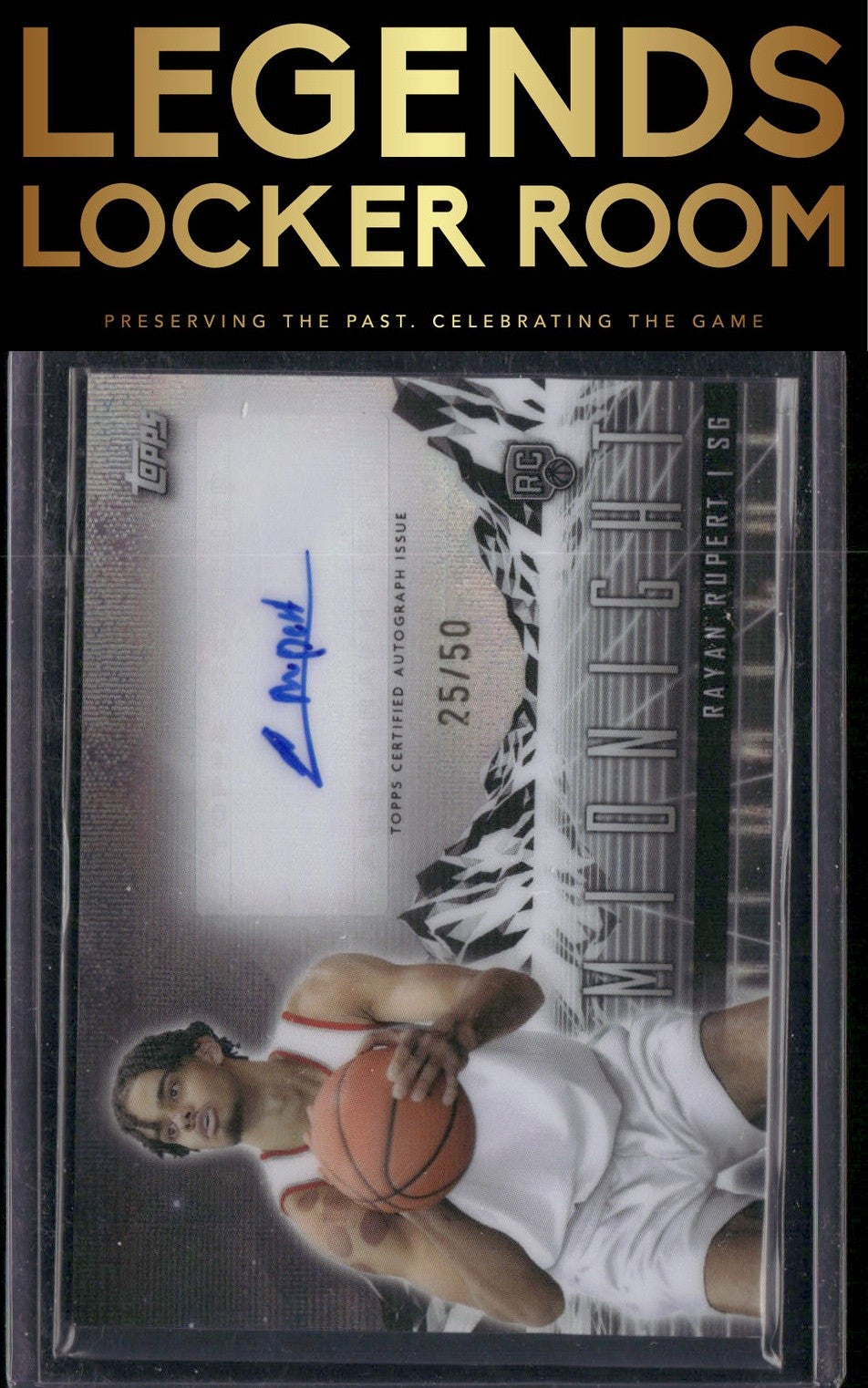 2023-24 Topps Midnight #RHS-RR Rayan Rupert Rookie Horizon Signatures /50