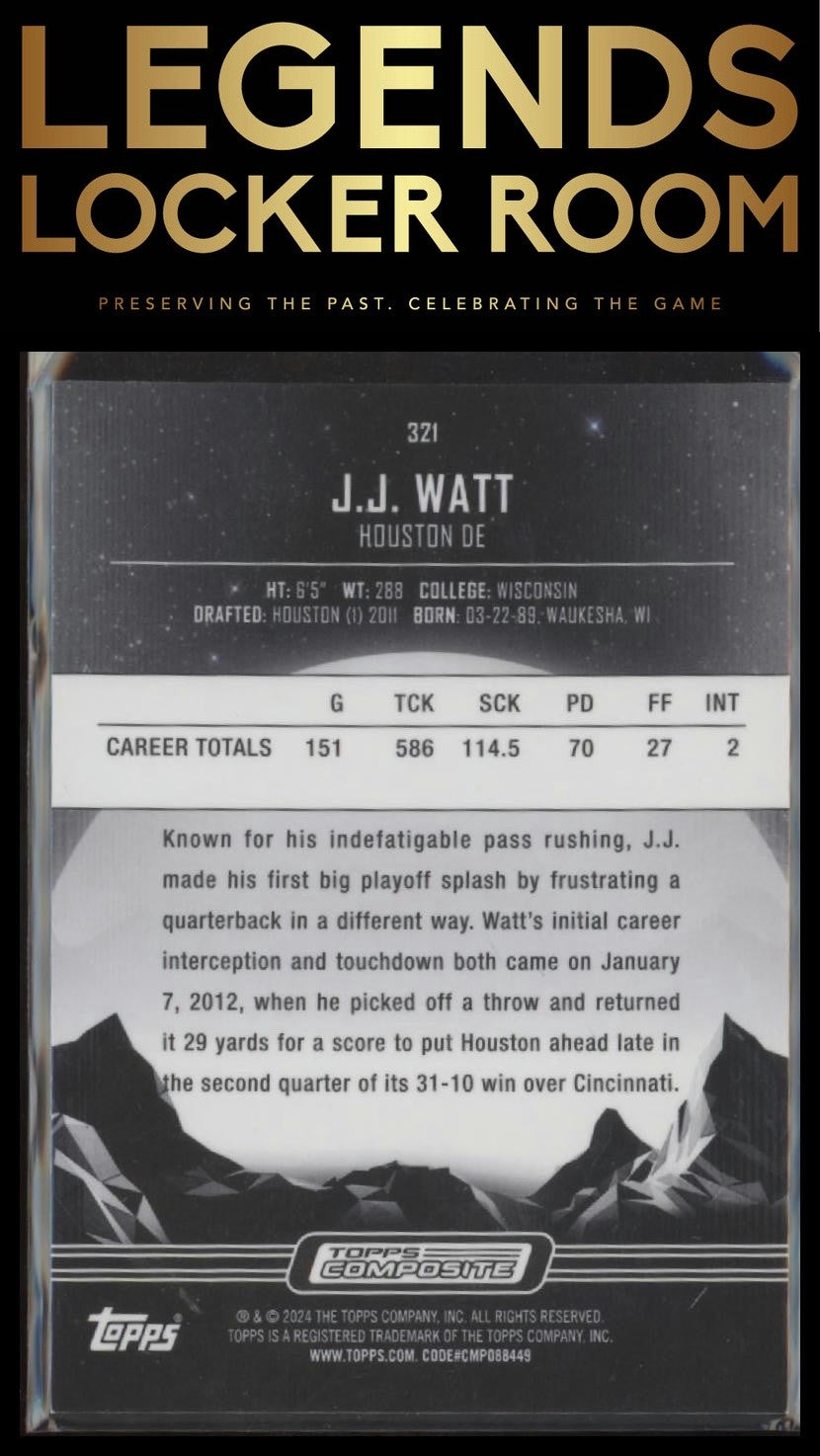 2023 Topps Composite #321 J.J. Watt