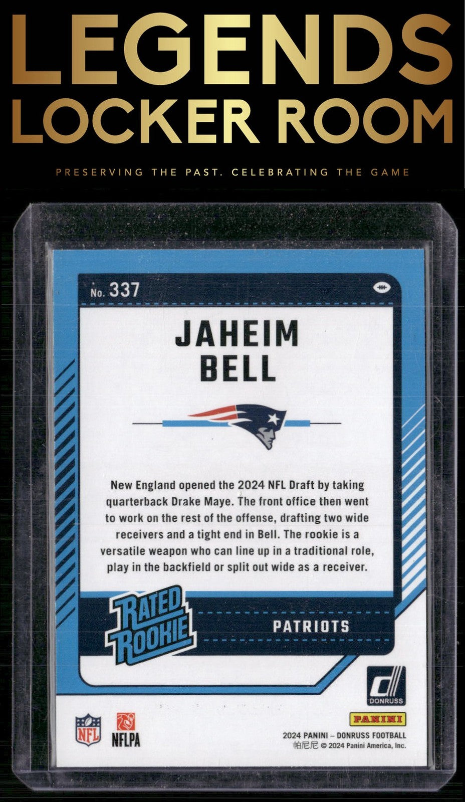 2024 Donruss #337 Jaheim Bell No Name