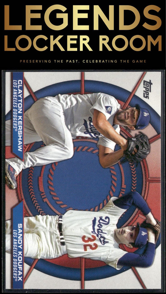 2025 Topps #DD-8 Clayton Kershaw / Sandy Koufax Dynamic Duos