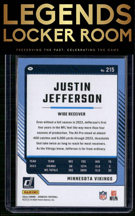 2024 Donruss #215 Justin Jefferson