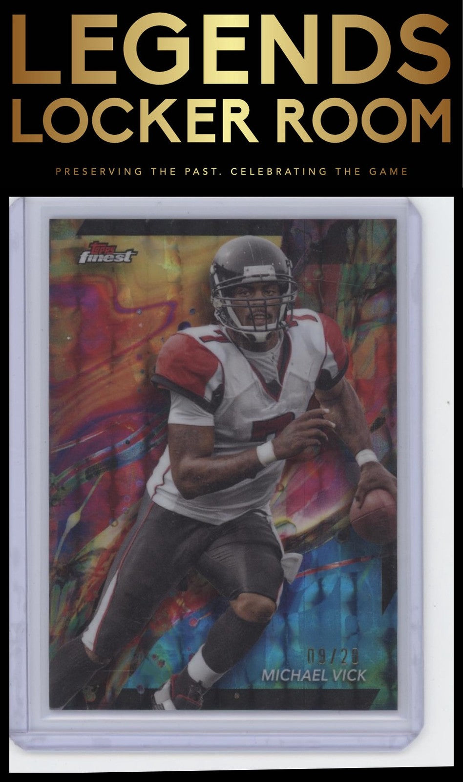 2024 Finest #3 Michael Vick Oil Spill Refractor #/20