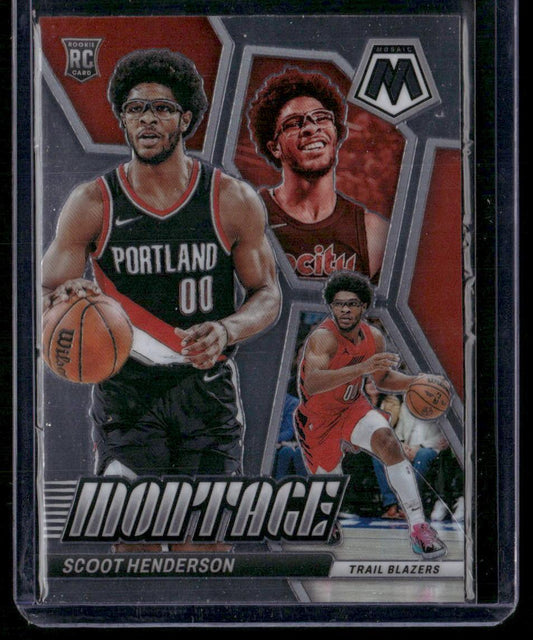 2023-24 Panini Mosaic #22 Scoot Henderson Montage