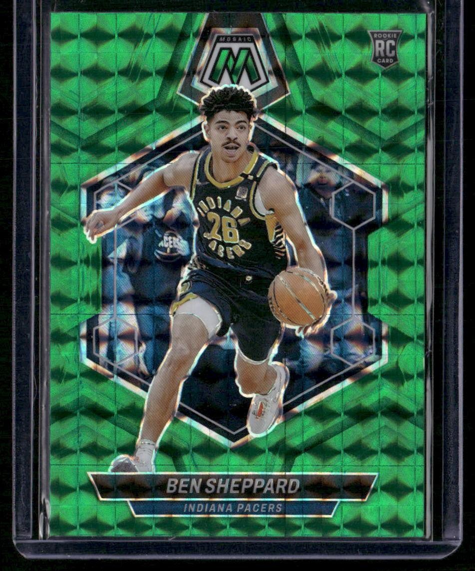 2023-24 Panini Mosaic #244 Ben Sheppard Green