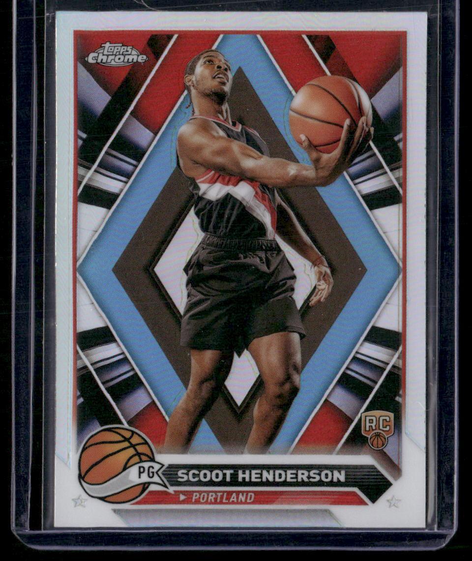 2023-24 Topps Chrome #60 Scoot Henderson Refractors