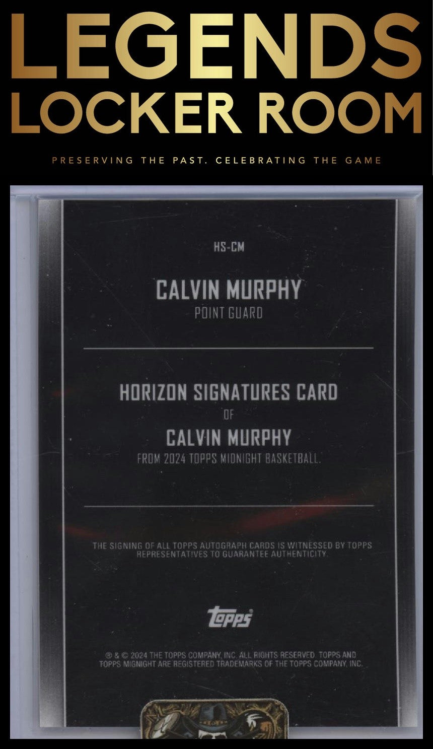 2023-24 Topps Midnight #HS-CM Calvin Murphy Horizon Signatures