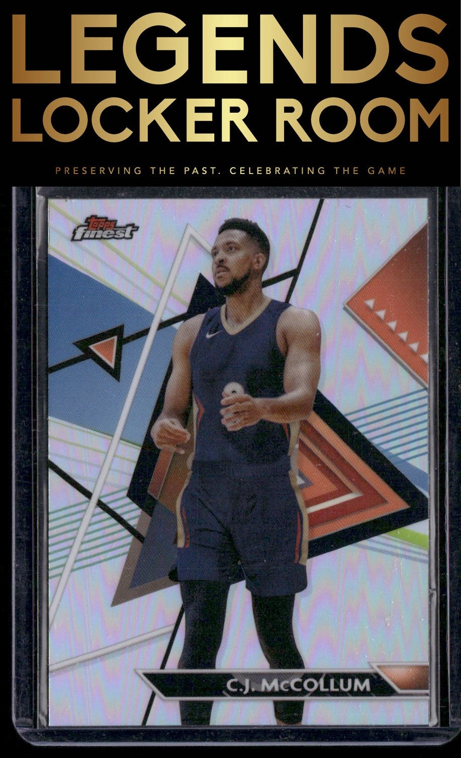 2023-24 Finest #141 C.J. McCollum Refractors