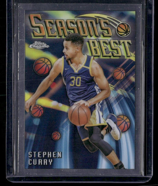 2023-24 Topps Chrome #SB-5 Stephen Curry Seasons Best