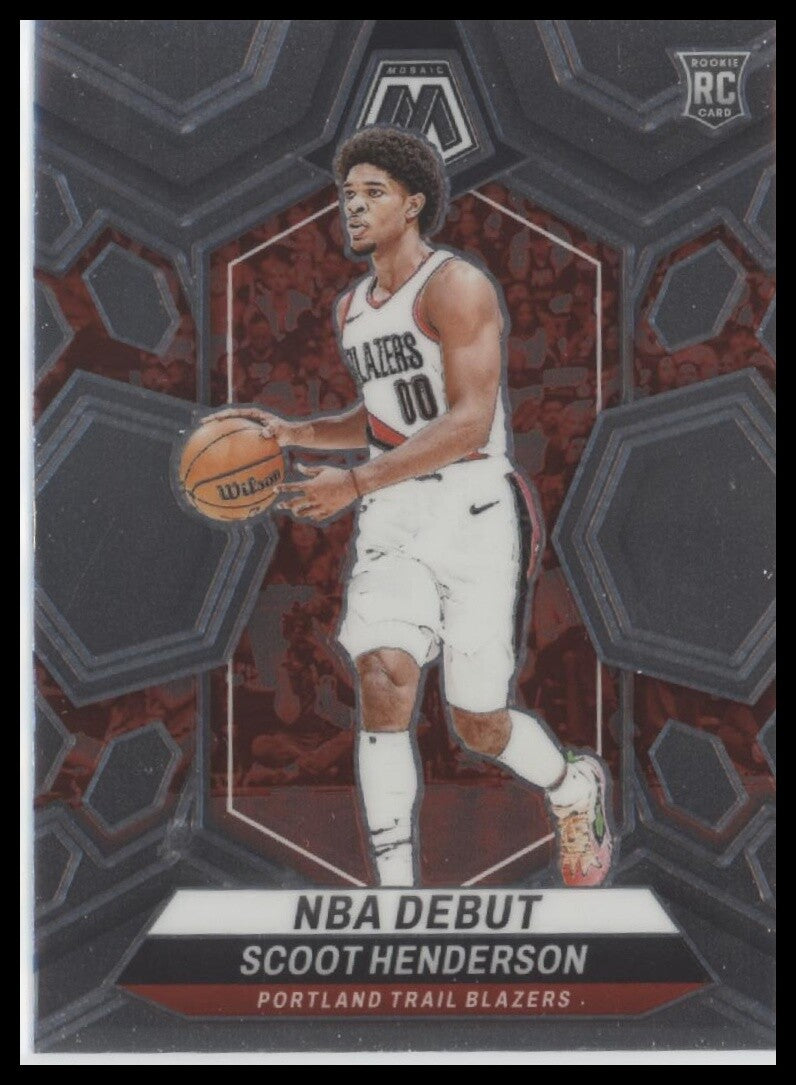2023-24 Panini Mosaic #255 Scoot Henderson NBA Debut