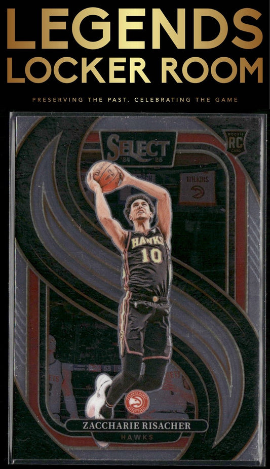 2024-25 Panini Select #180 Zaccharie Risacher