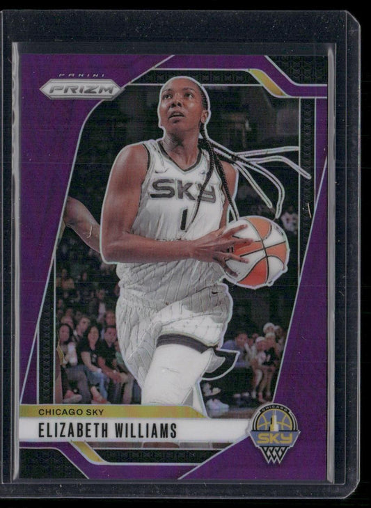 2024 Panini Prizm WNBA #24 Elizabeth Williams Purple Prizms #/149
