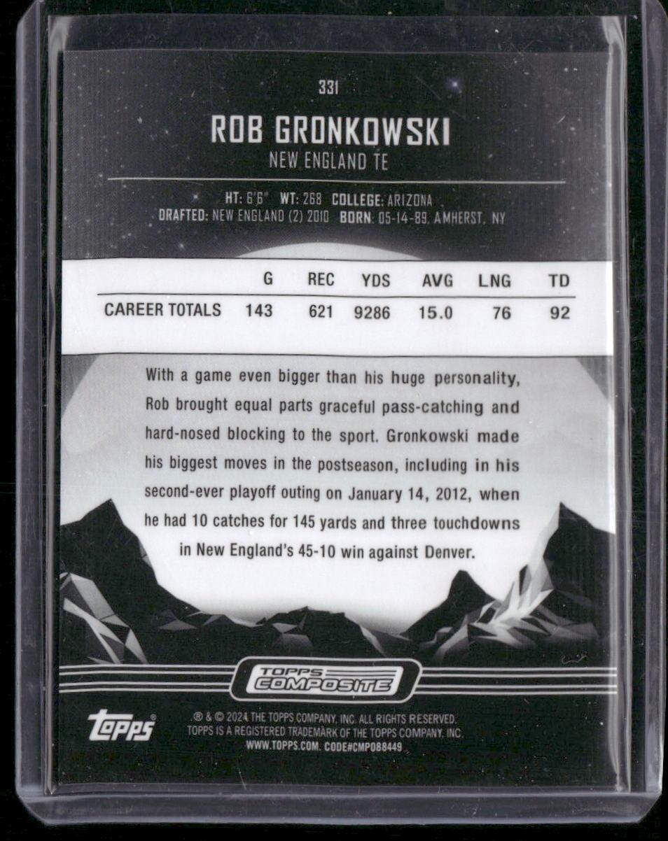 2023 Topps Composite #331 Rob Gronkowski