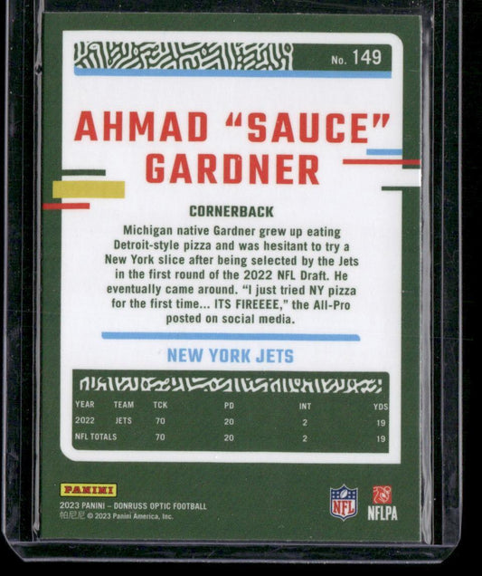 2023 Donruss Optic #149 Ahmad "Sauce" Gardner