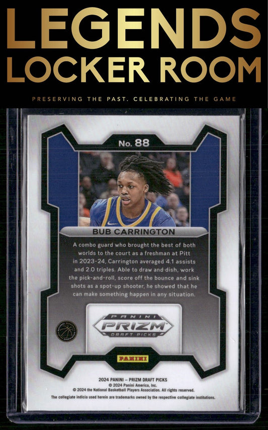 2024 Panini Prizm Draft Picks #88 Bub Carrington