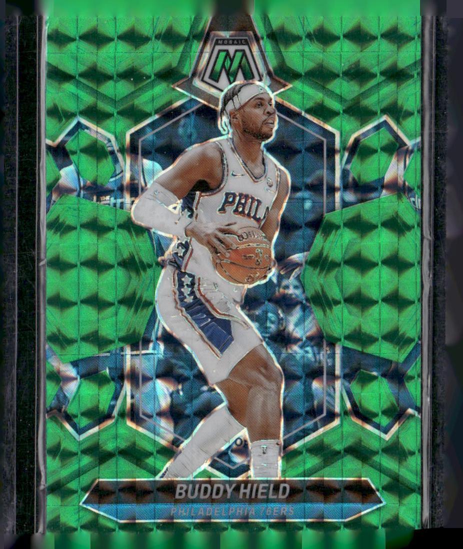 2023-24 Panini Mosaic #84 Buddy Hield Green