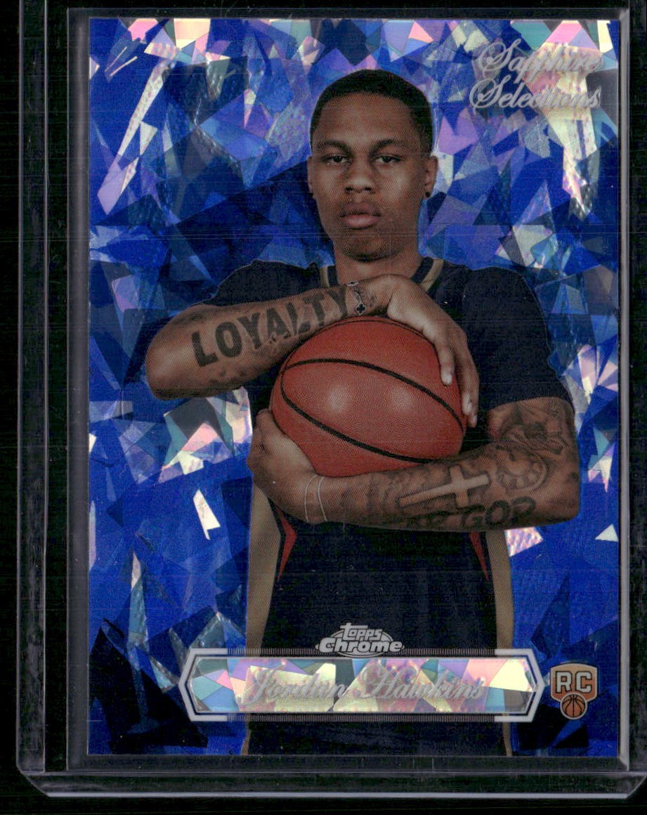 2024 Topps Chrome #SS-8 Jordan Hawkins Sapphire Selections