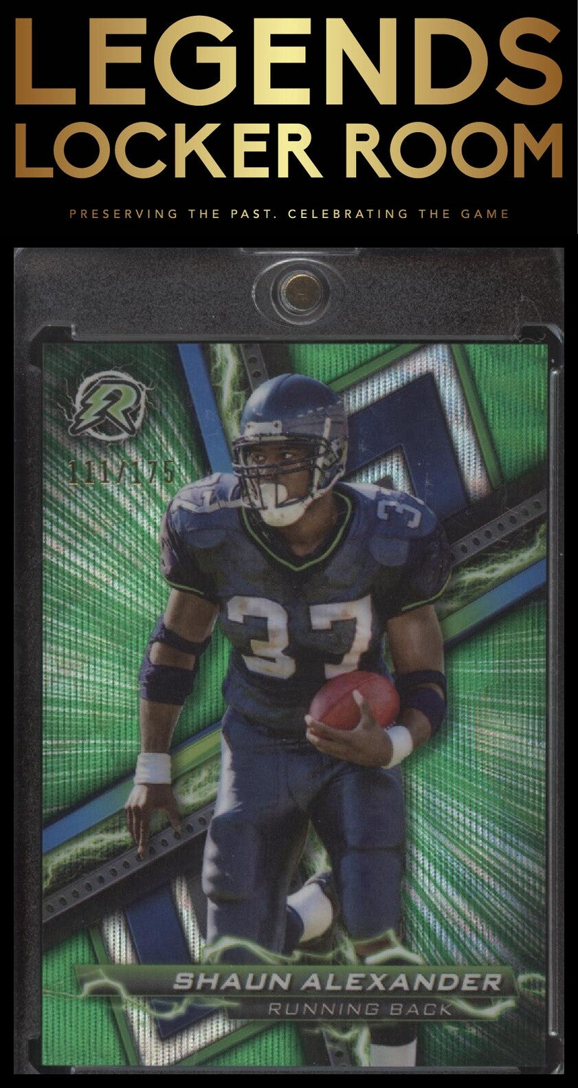 2023 Topps Composite #83 Shaun Alexander Resurgence Green Surge #/175