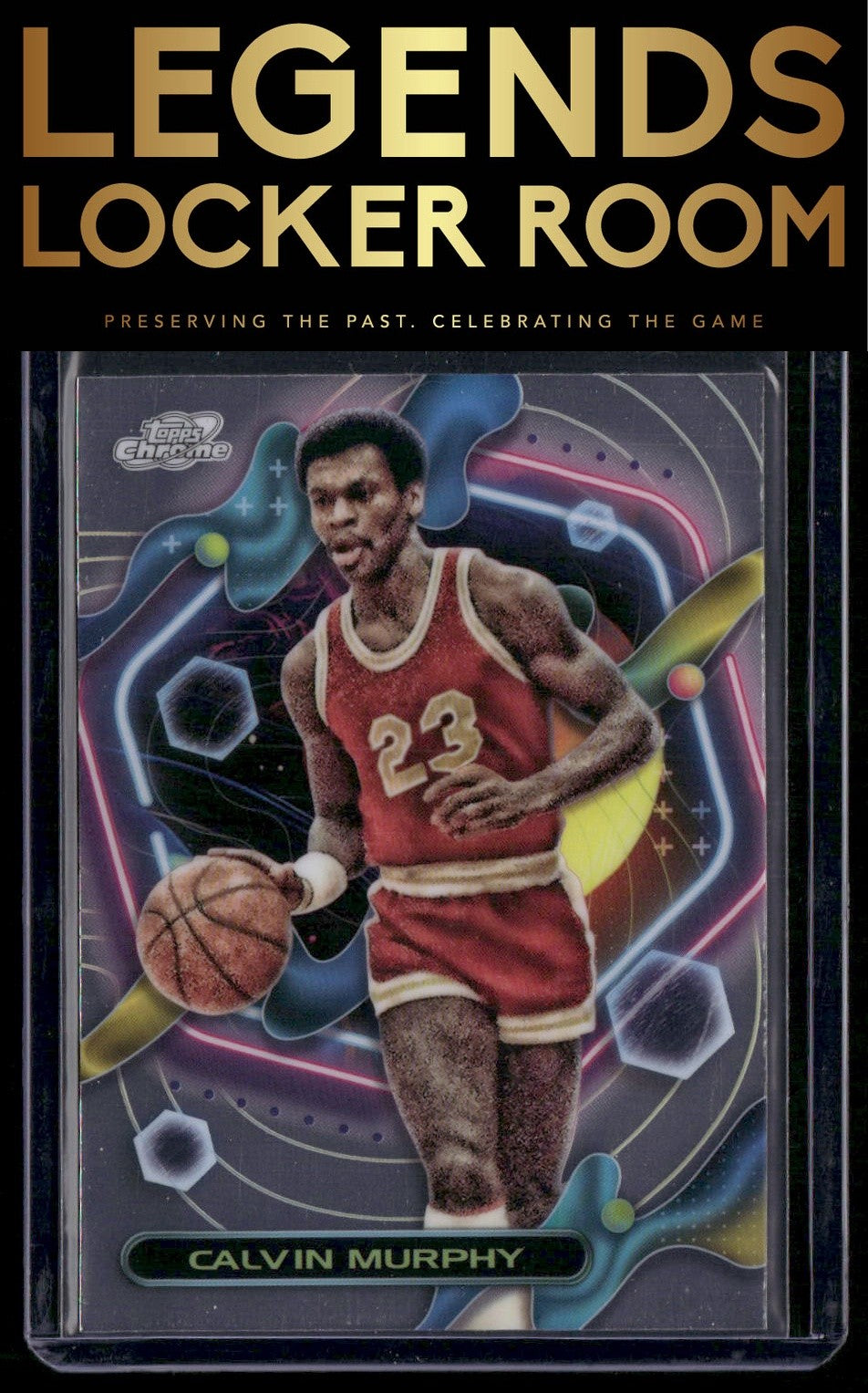 2023-24 Topps Chrome Cosmic #146 Calvin Murphy