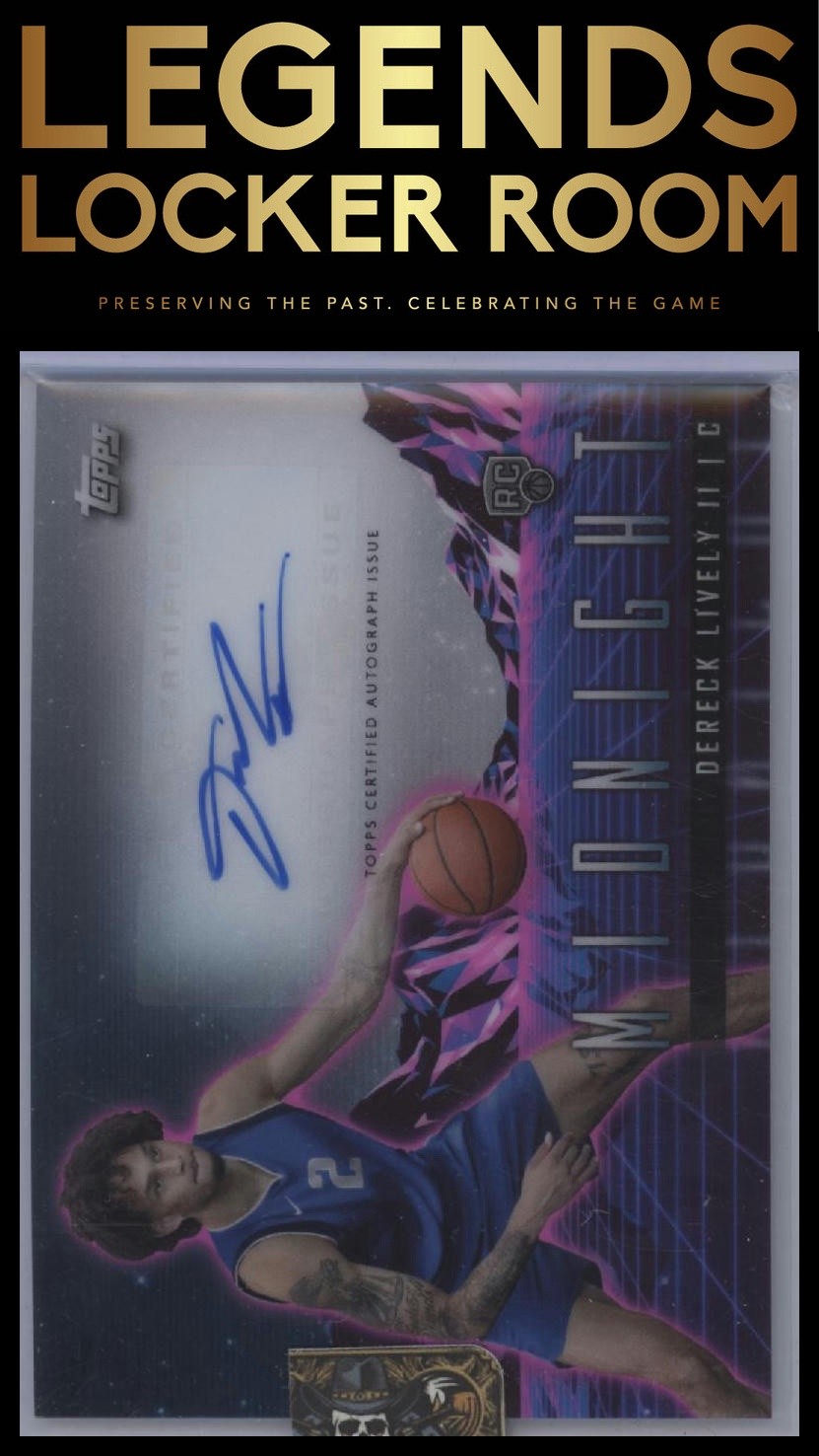 2023-24 Topps Midnight #RHS-DLII Dereck Lively II Rookie Horizon Signatures