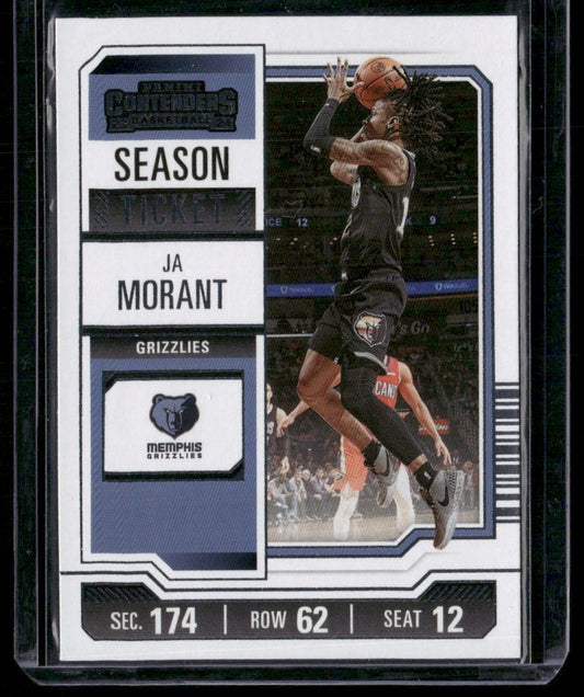 2023-24 Panini Contenders #74 Ja Morant Season Ticket Retail