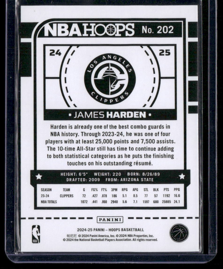 2024-25 Hoops #202 James Harden