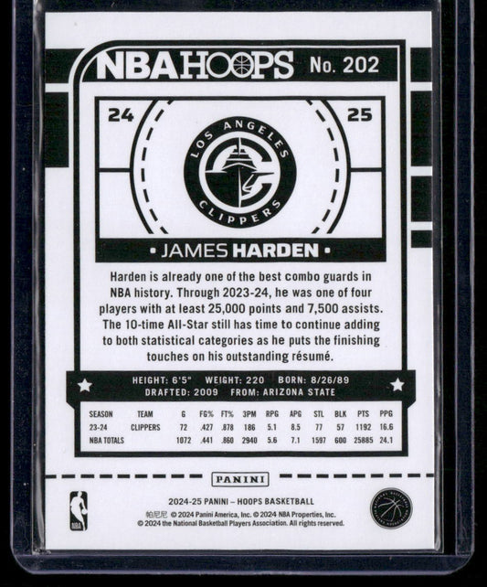 2024-25 Hoops #202 James Harden