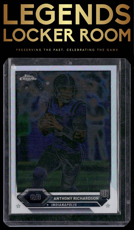 2023 Topps Composite #3 Anthony Richardson Topps Chrome Negative Refractor