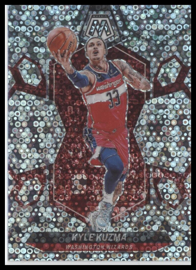 2023-24 Panini Mosaic #175 Kyle Kuzma Silver Disco