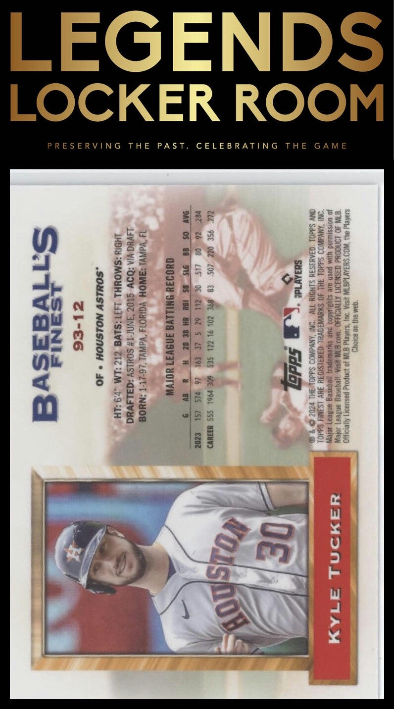 2024 Finest #93-12 Kyle Tucker What If... 1993 Finest Prototype