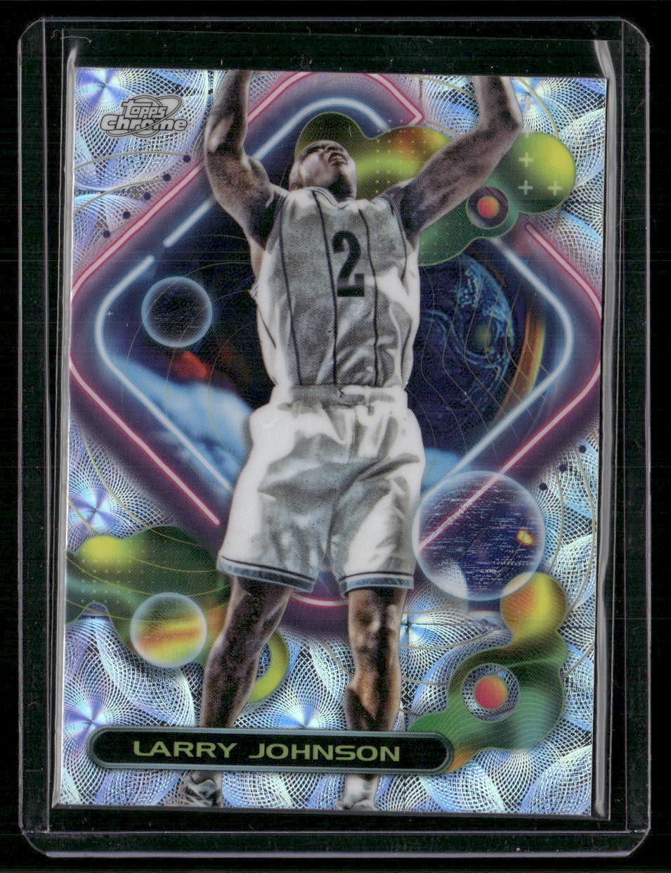 2023-24 Topps Chrome Cosmic #18 Larry Johnson Nucleus Refractors