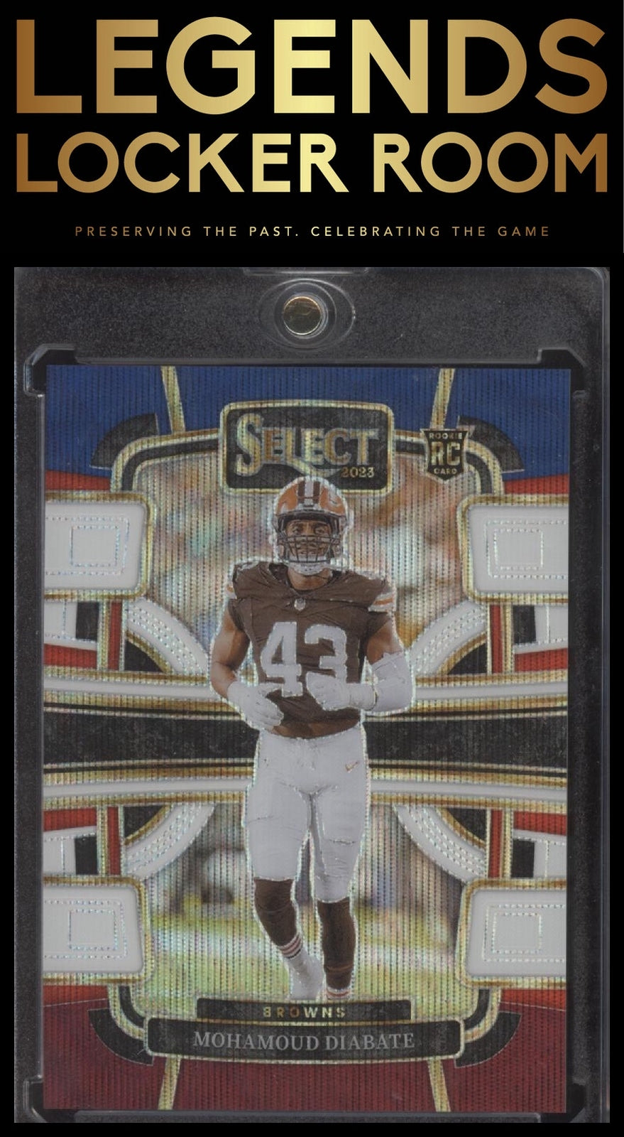 2023 Panini Select #23 Mohamoud Diabate Tri-Color Prizms #/259