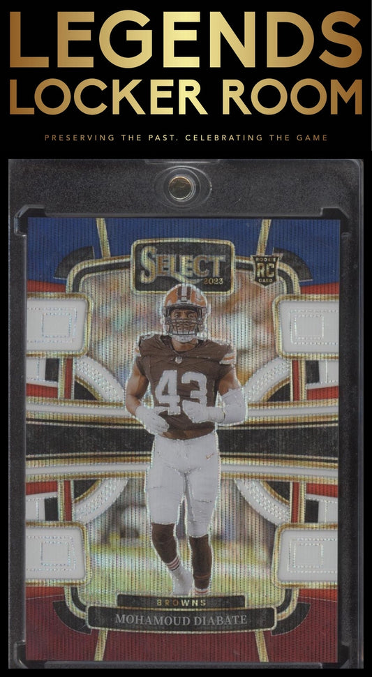 2023 Panini Select #23 Mohamoud Diabate Tri-Color Prizms #/259