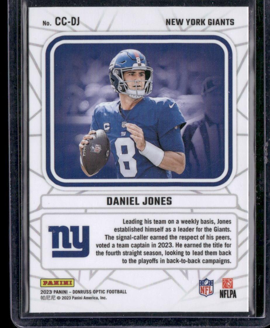 2023 Donruss Optic #CC-DJ Daniel Jones Captain In Charge