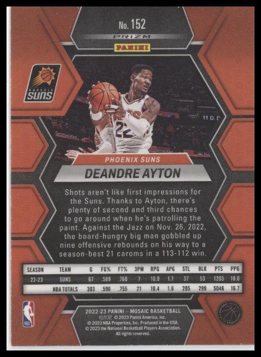 2022-23 Panini Mosaic #152 Deandre Ayton Green