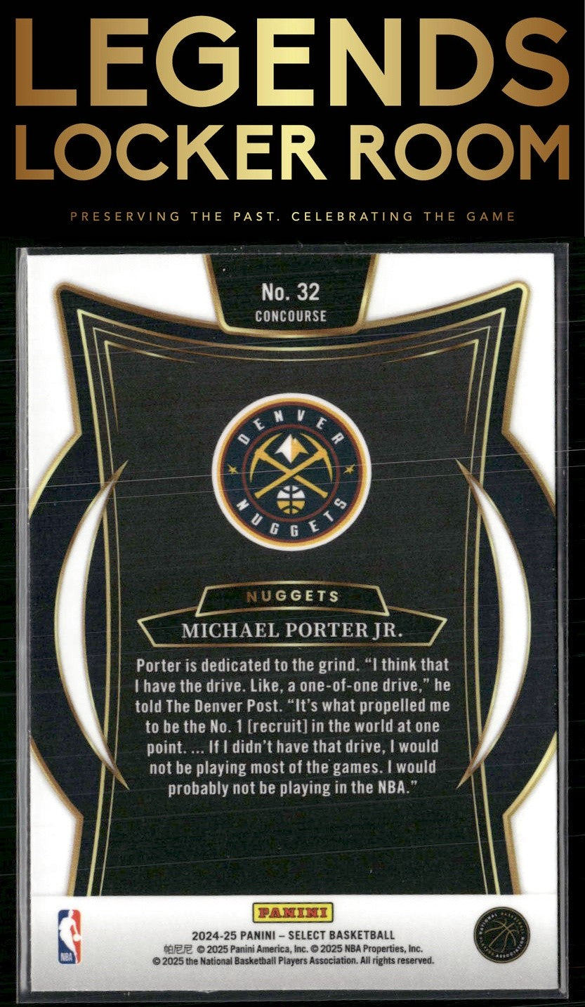 2024-25 Panini Select #32 Michael Porter Jr.