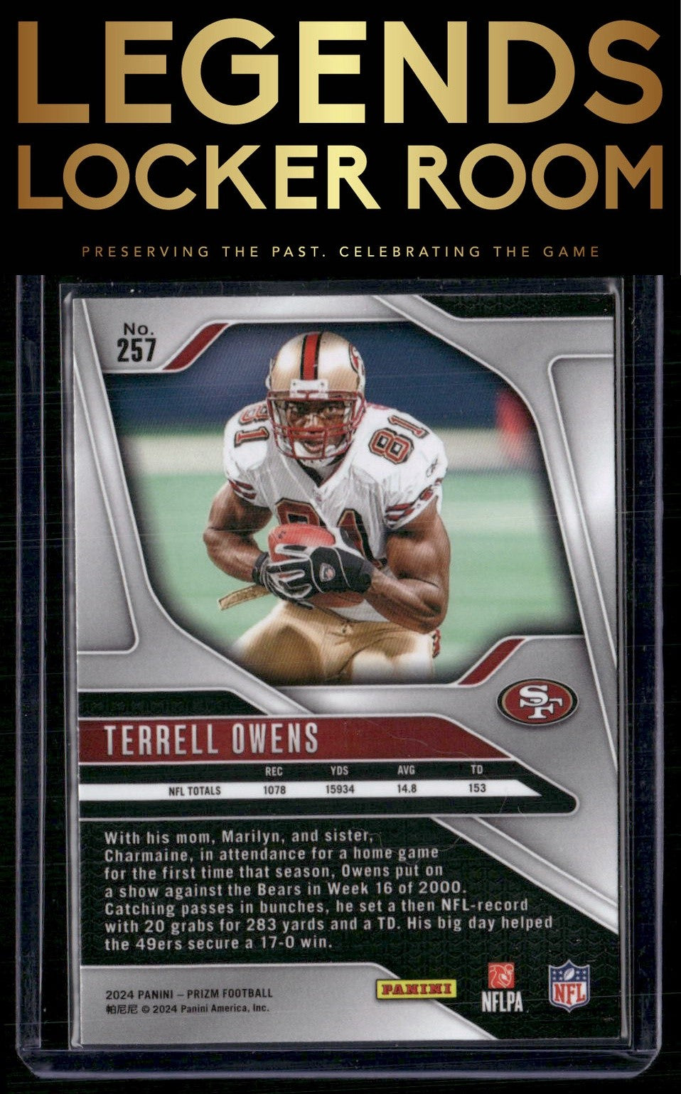 2024 Panini Prizm #257 Terrell Owens