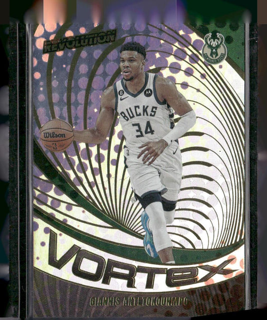 2023-24 Panini Revolution #27 Giannis Antetokounmpo Vortex